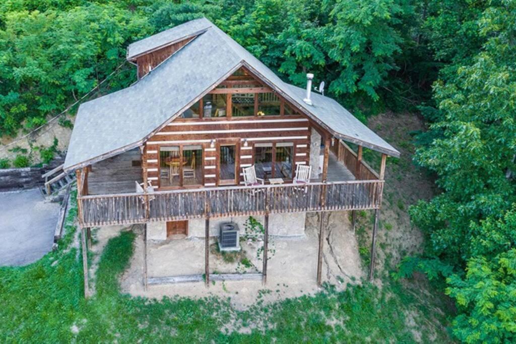 View! Private! Hot Tub,Pool Table,Fireplace,Relax! Sevierville Exteriér fotografie