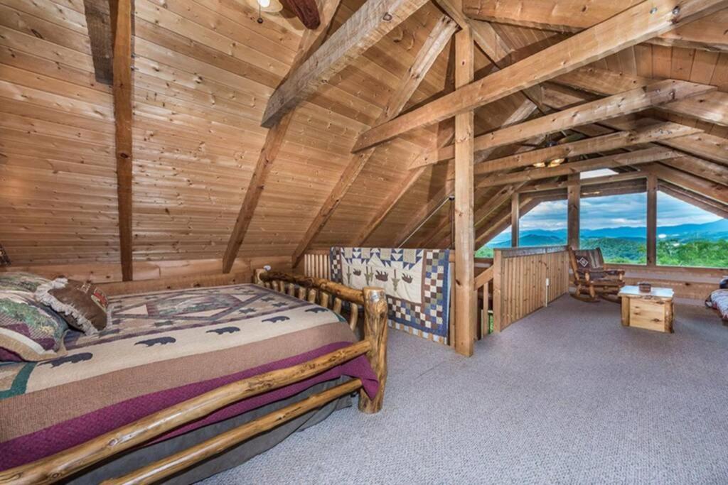 View! Private! Hot Tub,Pool Table,Fireplace,Relax! Sevierville Exteriér fotografie